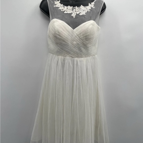 Jenny Yoo Ivory Tulle Wedding Dress - Picture 1 of 9